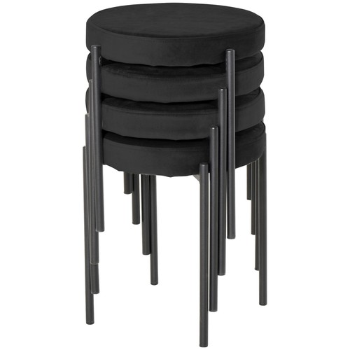 Homcom 4er set esszimmerhocker - 4er-set,