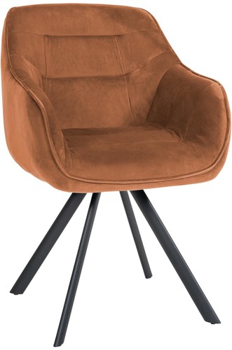 Stuhl russel samt coffee - russel,