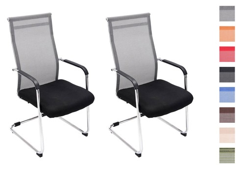 2er set besucherstühle - 2er,