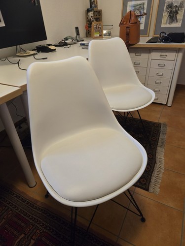 Zwei design esszimmerstühle - zwei,